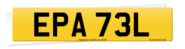 Registration number EPA 73L